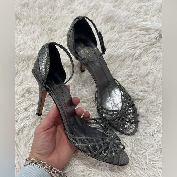Kate Spade Shimmer Strappy Sandal - size 8.5 - Picture 1 of 10